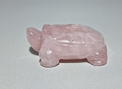 Черепаха розовый кварц 50*35*20 мм фото