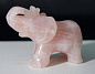 Слон розовый кварц 70*35*55 мм