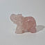 Слон розовый кварц 52*25*36 мм