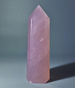 Кристалл - генератор розовый кварц 30*24*88 мм фото
