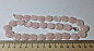Бусы розовый кварц (р-р камня 15*6 мм), 47 см