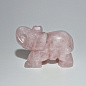 Слон розовый кварц 54*27*37 мм