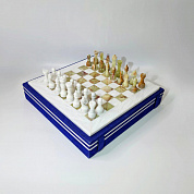 Шахматы оникс, мрамор фото
